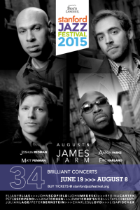 Stanford Jazz Festival 2015 poster