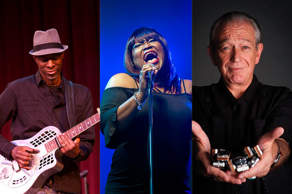 Stanford Jazz Festival Blues Night artists Keb Mo, Shemekia Copeland, and Charlie Musselwhite nominated for 2023 Grammy awards.